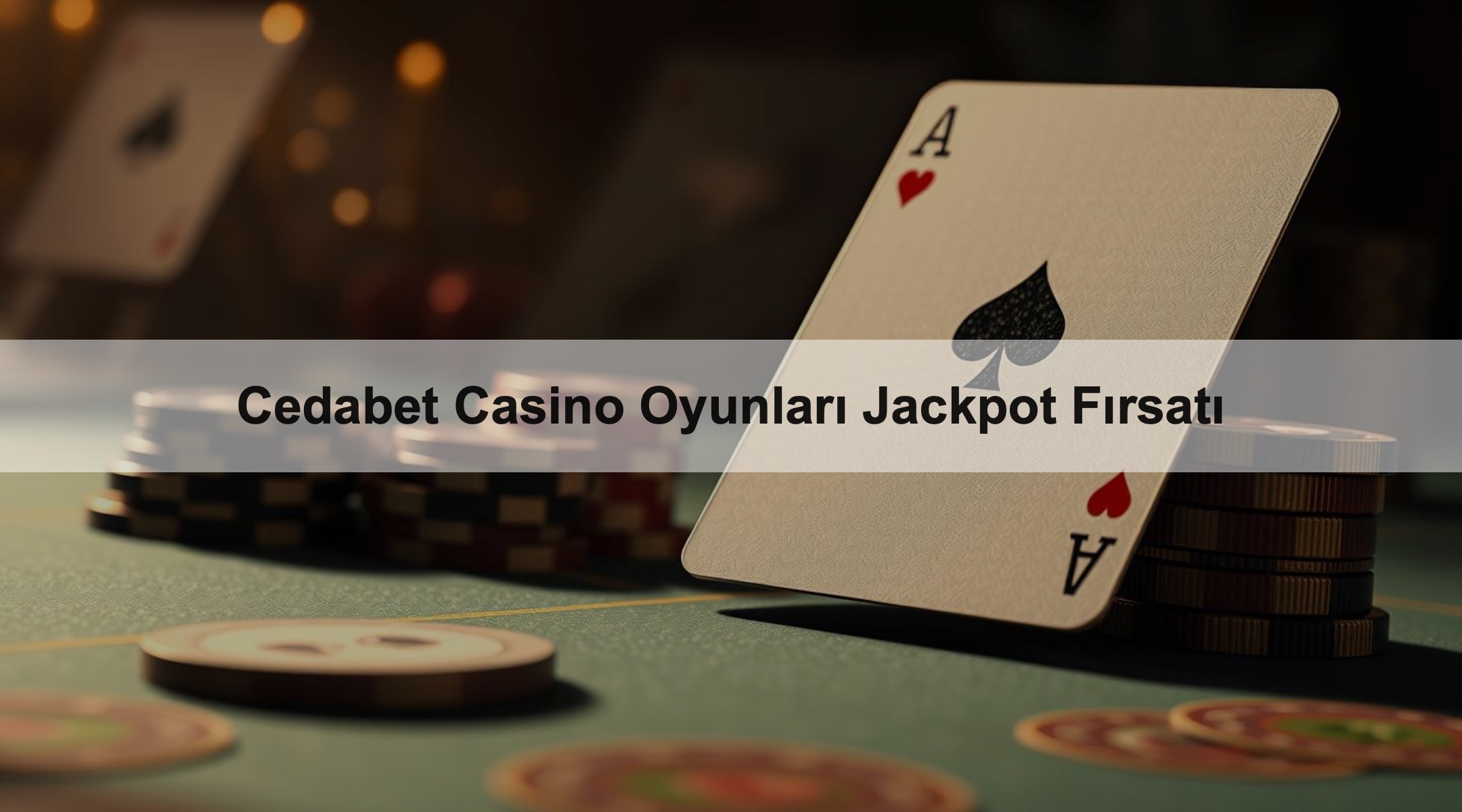 Cedabet Casino Oyunları Jackpot Fırsatı