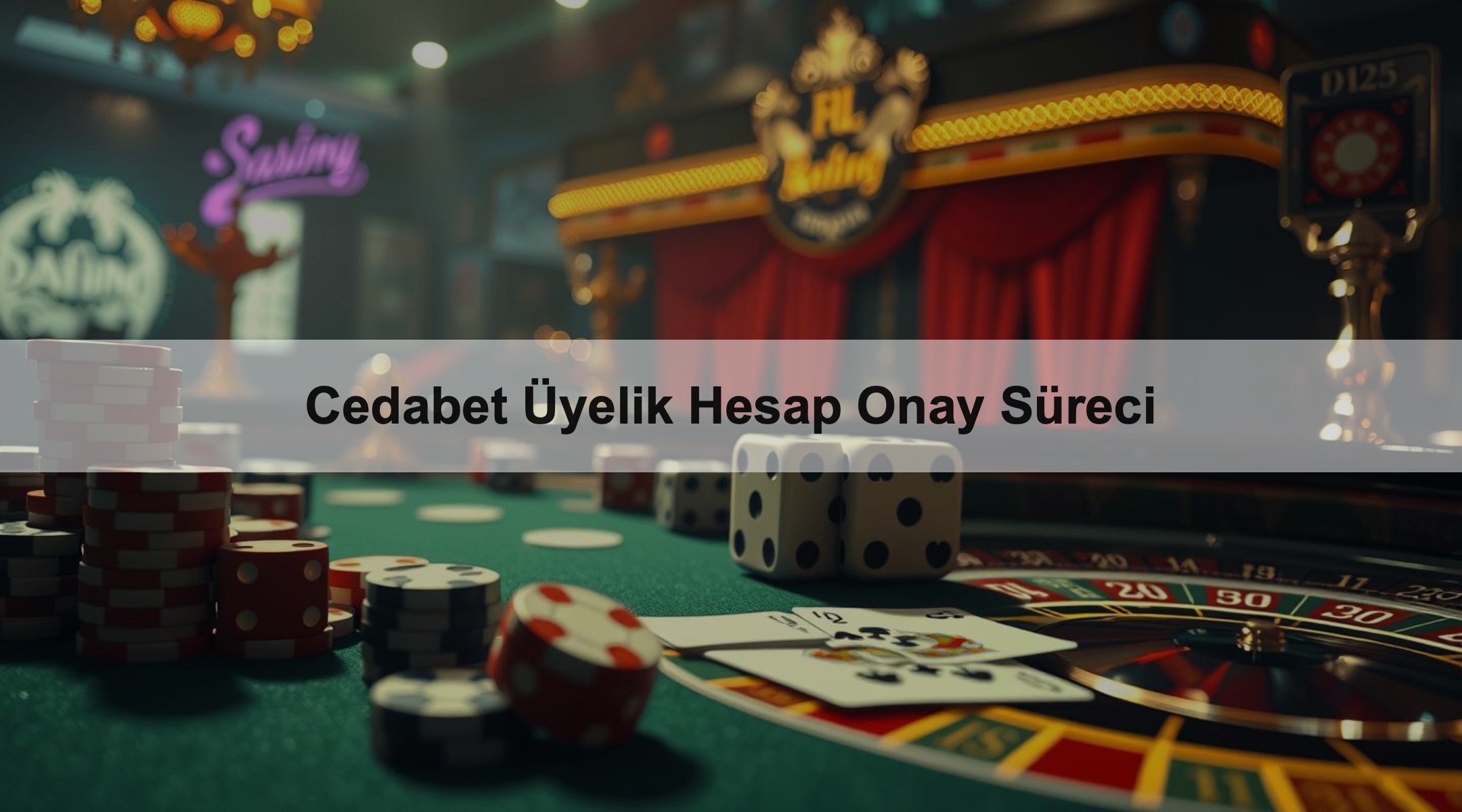 Cedabet Üyelik Hesap Onay Süreci